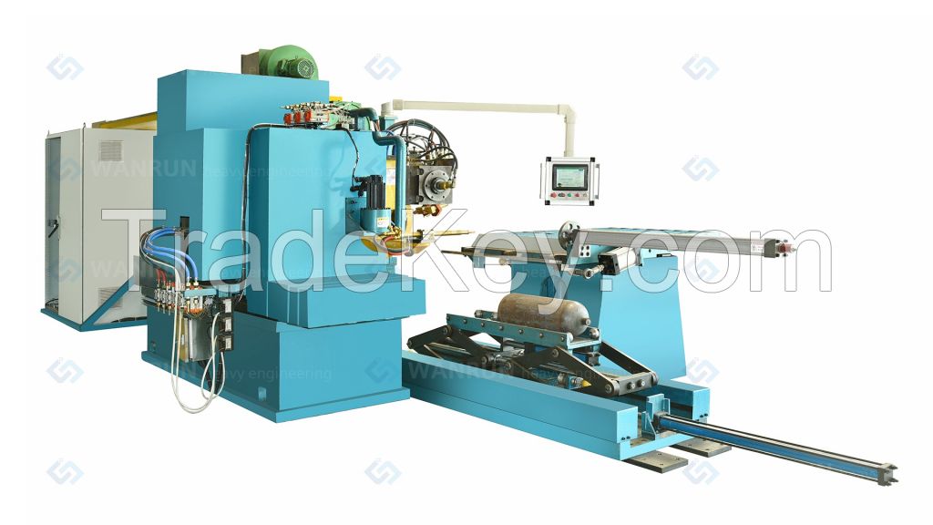 Steel Spinning Machine Steel Cylinder Hot Making Hydraulic Spinning Necking-in Machine