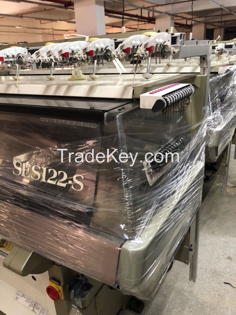 used Shima Seiki flat knitting machines