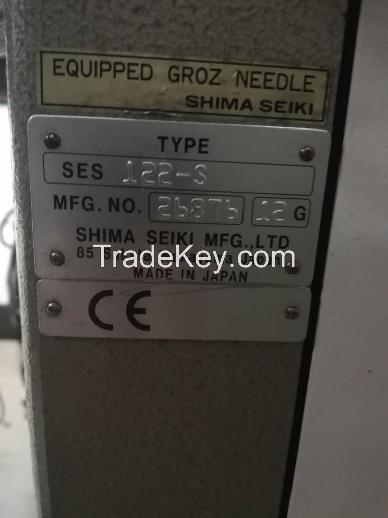 used Shima Seiki flat knitting machines