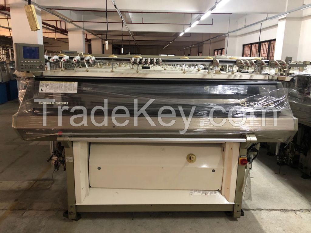used Shima Seiki flat knitting machines
