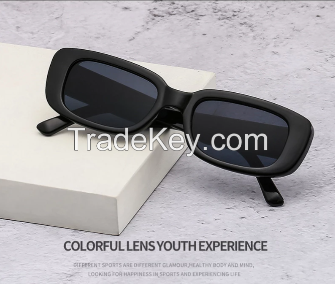 2022 Square Female Sun Glasses Luxury Travel Small Rectangle Sunglasses Men's Women's Eyewear Vintage Retro Cycling Sunglasses 2022 Square Female Sun Glasses Luxury Travel Small Rectangle Sunglasses Men's Women's Eyewear Vintage Retro