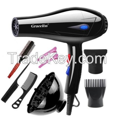 1800W 3800W 110V US or 220V EU Plug Hot Cold Wind Professional Hair Dryer Blow dryer