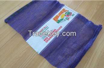 PP vegetable net bag / Potato Garlic Fruit Orange Firewood Mesh bag / 50kg 30kg Onion Packing Bag