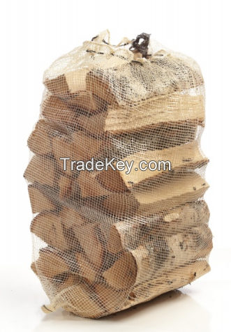 Tubular tape pp/pe mesh bag for packing firewood with drawstring  convenient mesh sacks