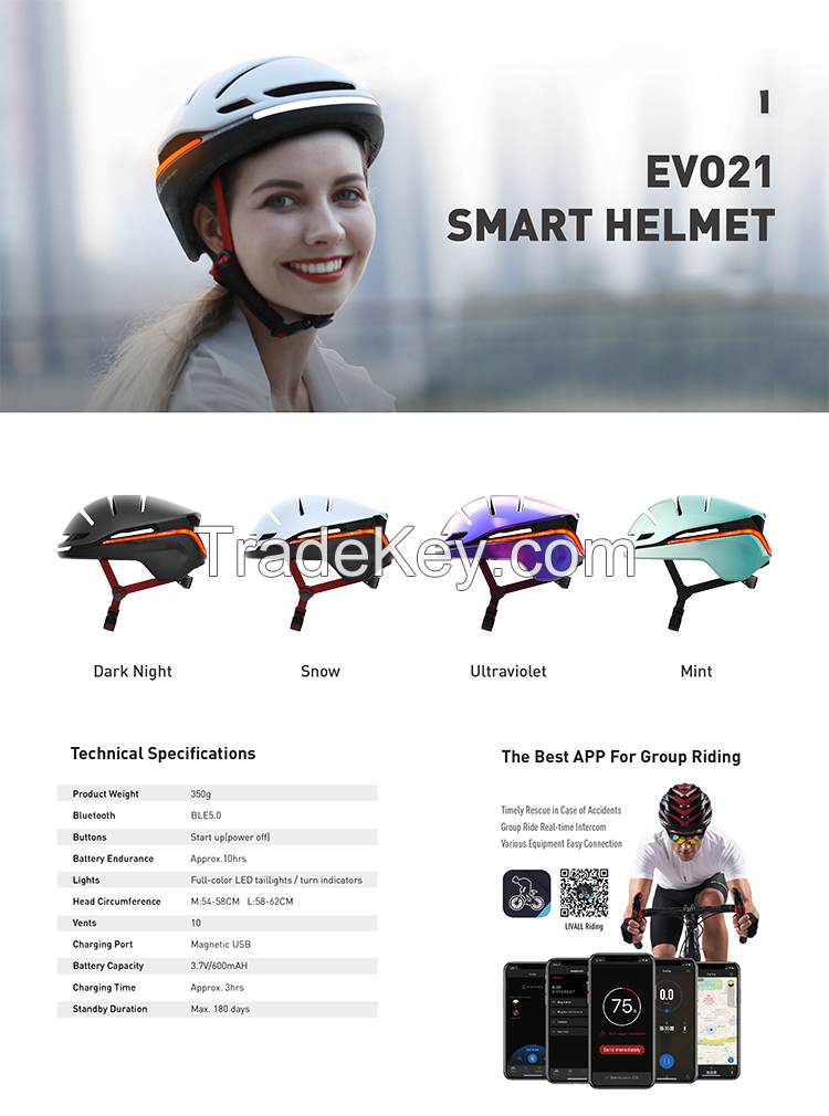 PSEV-021. Bicycle smart Bluetooth communication helmet. Suitable for bicycles, mountain bikes, scooters, roller skating, electric motorcycles, rock climbing, road bikes and other outdoor sports riding helmets.