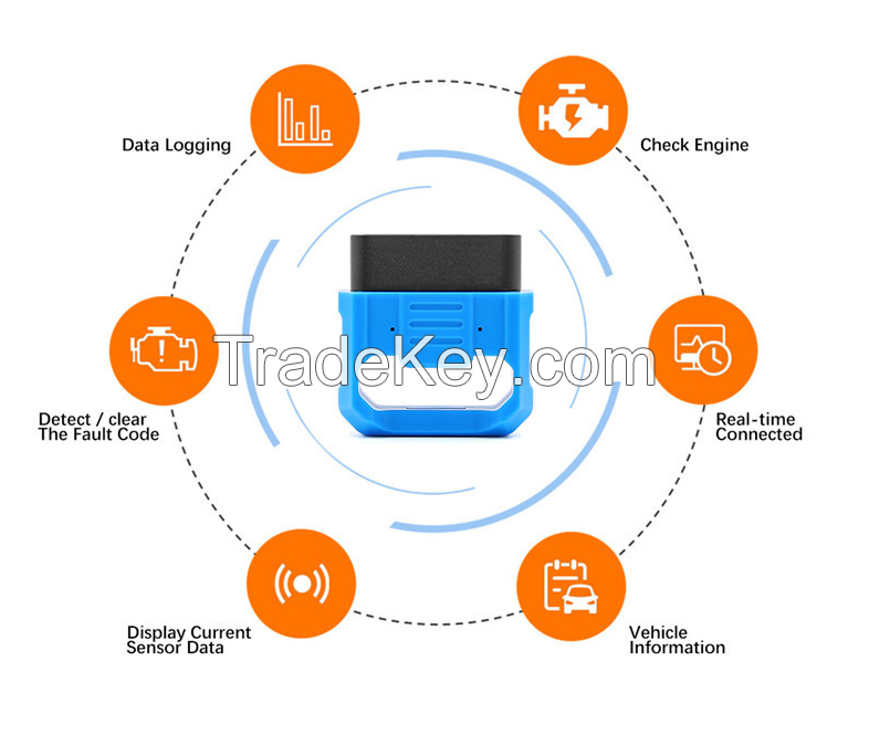 PSA0148.OBD2 ELM327 5.0 Bluetooth code reader (vehicle scan tool).