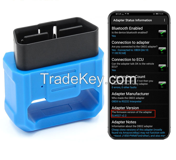 PSA0148.OBD2 ELM327 5.0 Bluetooth code reader (vehicle scan tool).