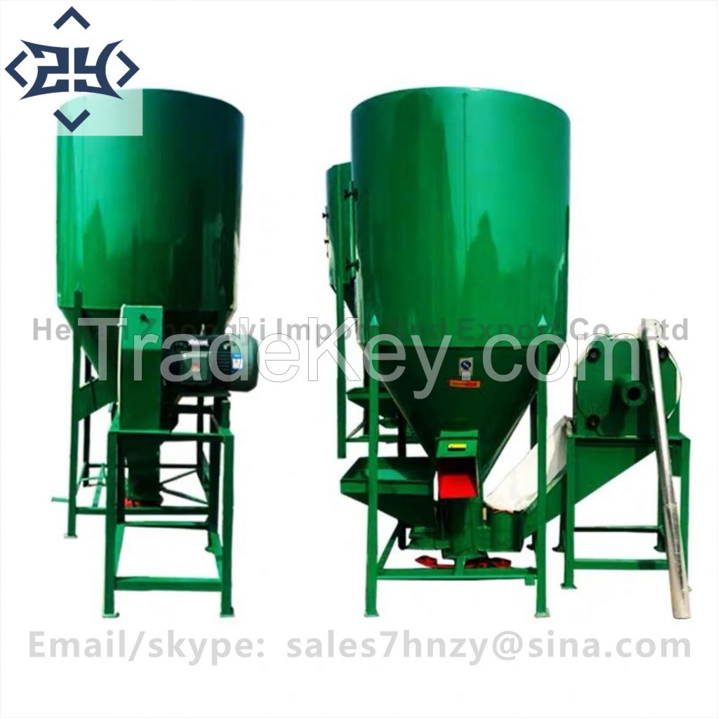 Feed grinder and mixer New design Animal Feed Blender Vertical feed grinder and mixerHot sale