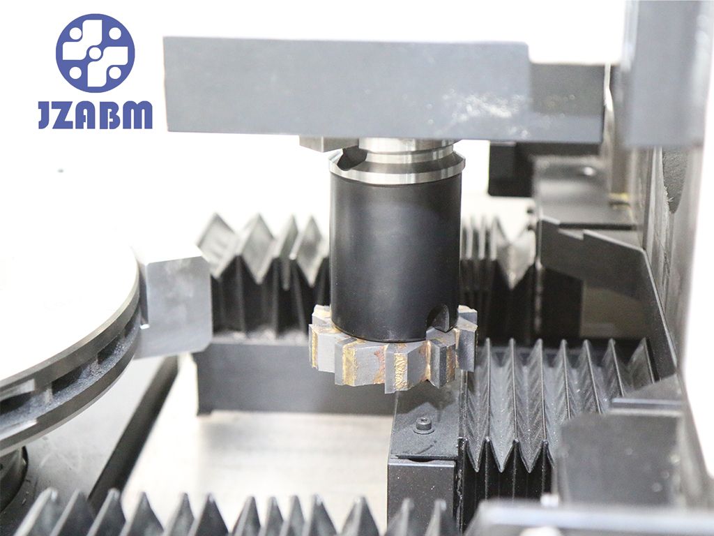 Brake disc balancing machine