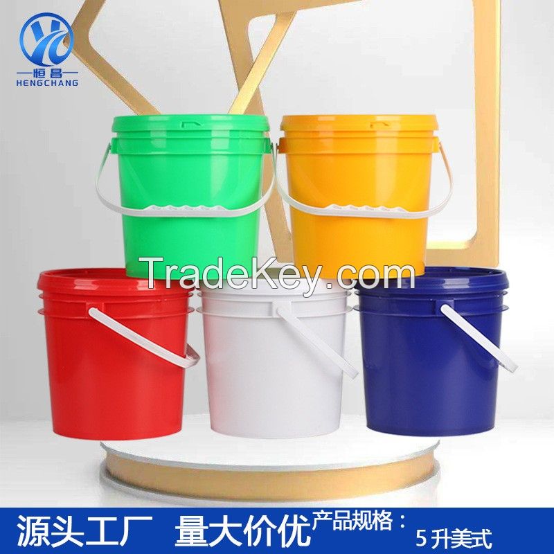 Factory Supply Plastic Bucket Round Bucket 5L 6L 7L 8L 9L