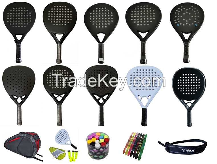 padel racket,beach tennis racket,tennis ball,padel bag