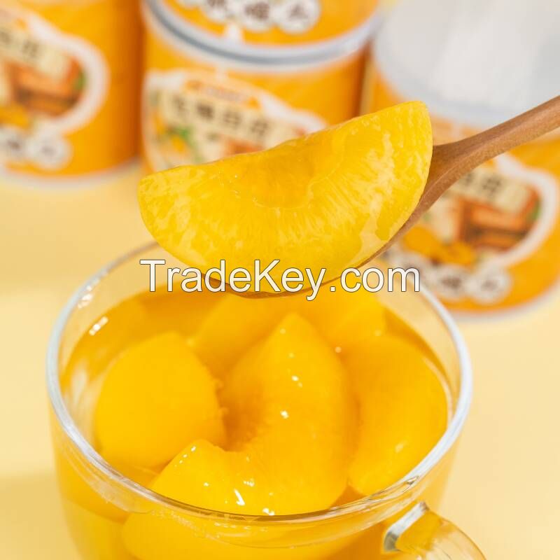 canned yellow peach