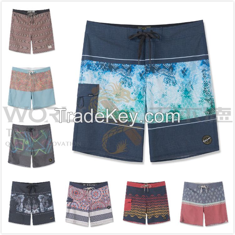 Good Quality Factory Directly Custom 4way Stretch Surf Board Shorts With Manufacturer Price