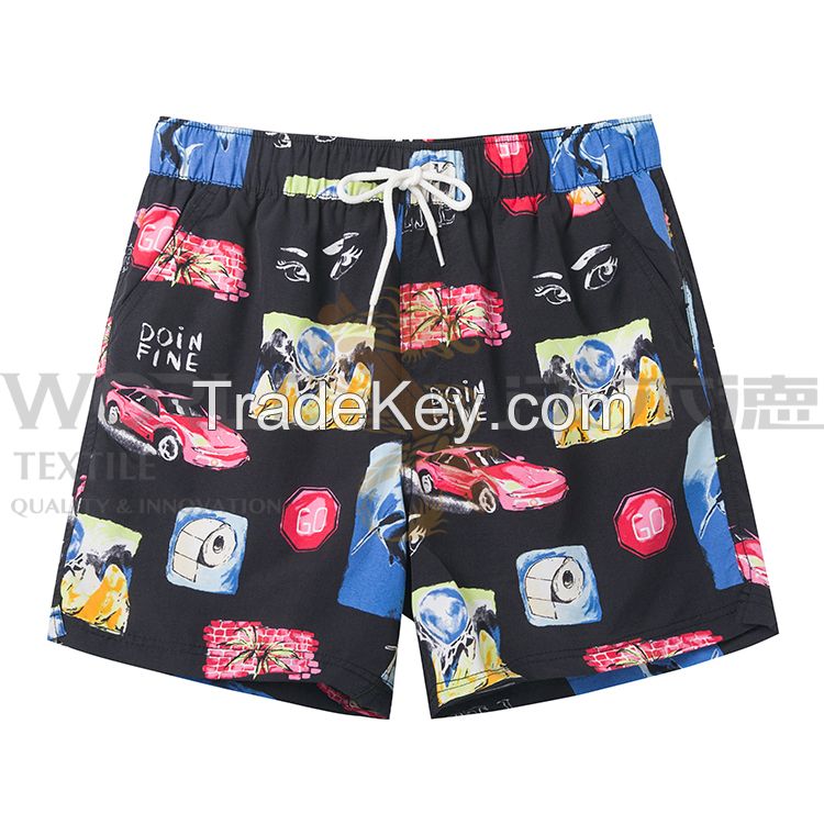 Wholesale Price Mens Plain Swim Trunks Customized Men's High Quality Q