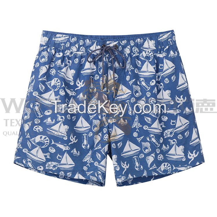 Wholesale Price Mens Plain Swim Trunks Customized Men's High Quality Q