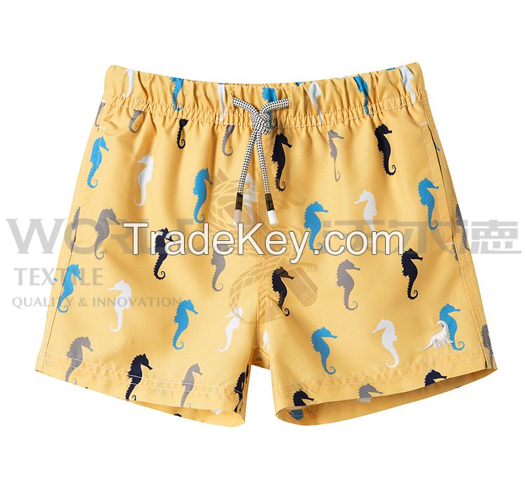 Cartoon Print Boys Swim Trunks Quick Dry Swim Shorts With Factory Pric