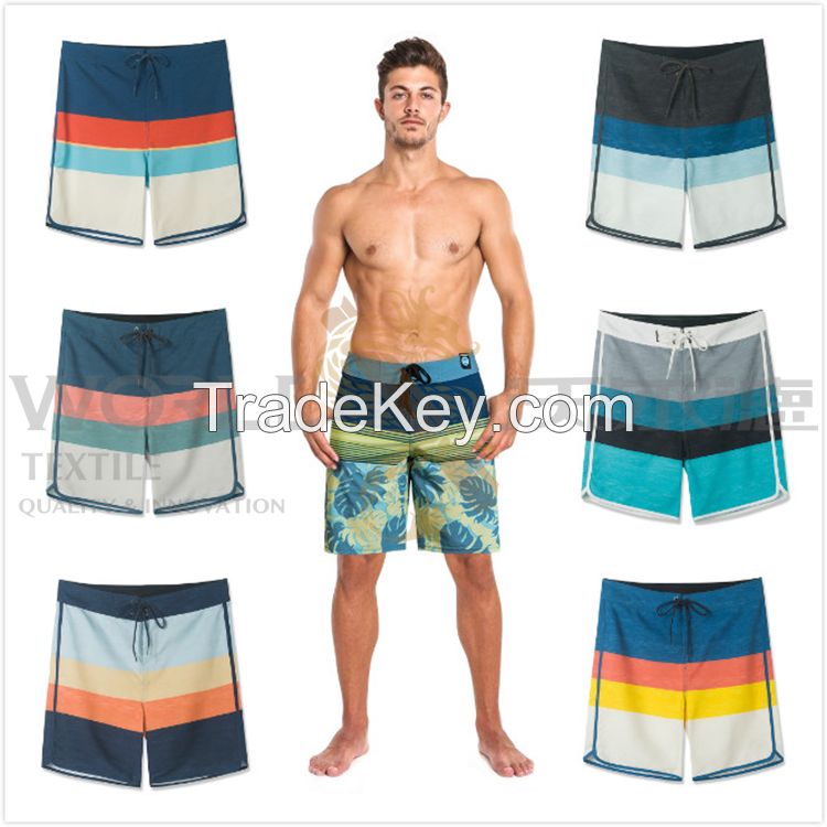 OEM Mens Recycled Fabric 4 Way Stretch Boardshorts For Sale