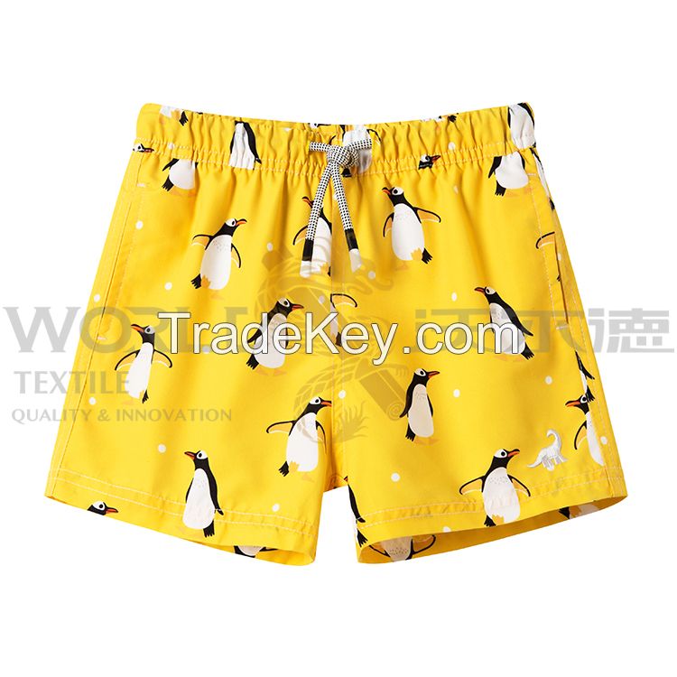 Cartoon Print Boys Swim Trunks Quick Dry Swim Shorts With Factory Pric