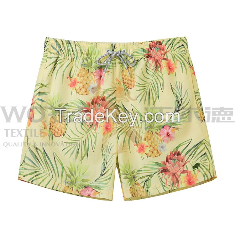 Custom Logo Beach Shorts Swimming holiday mens swim shorts Quick Dry P