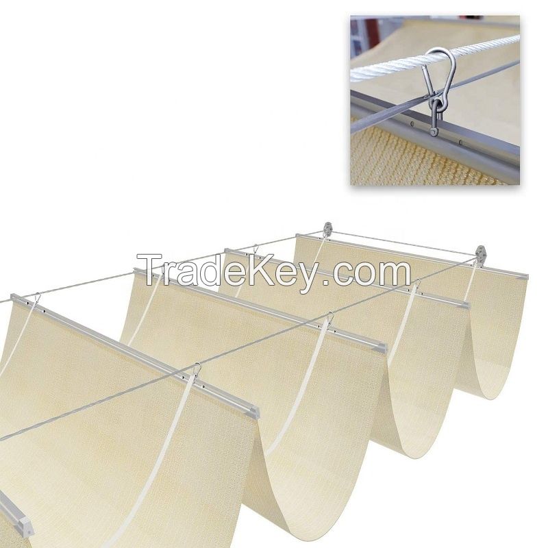 HDPE Fabric Wave Shade Sail