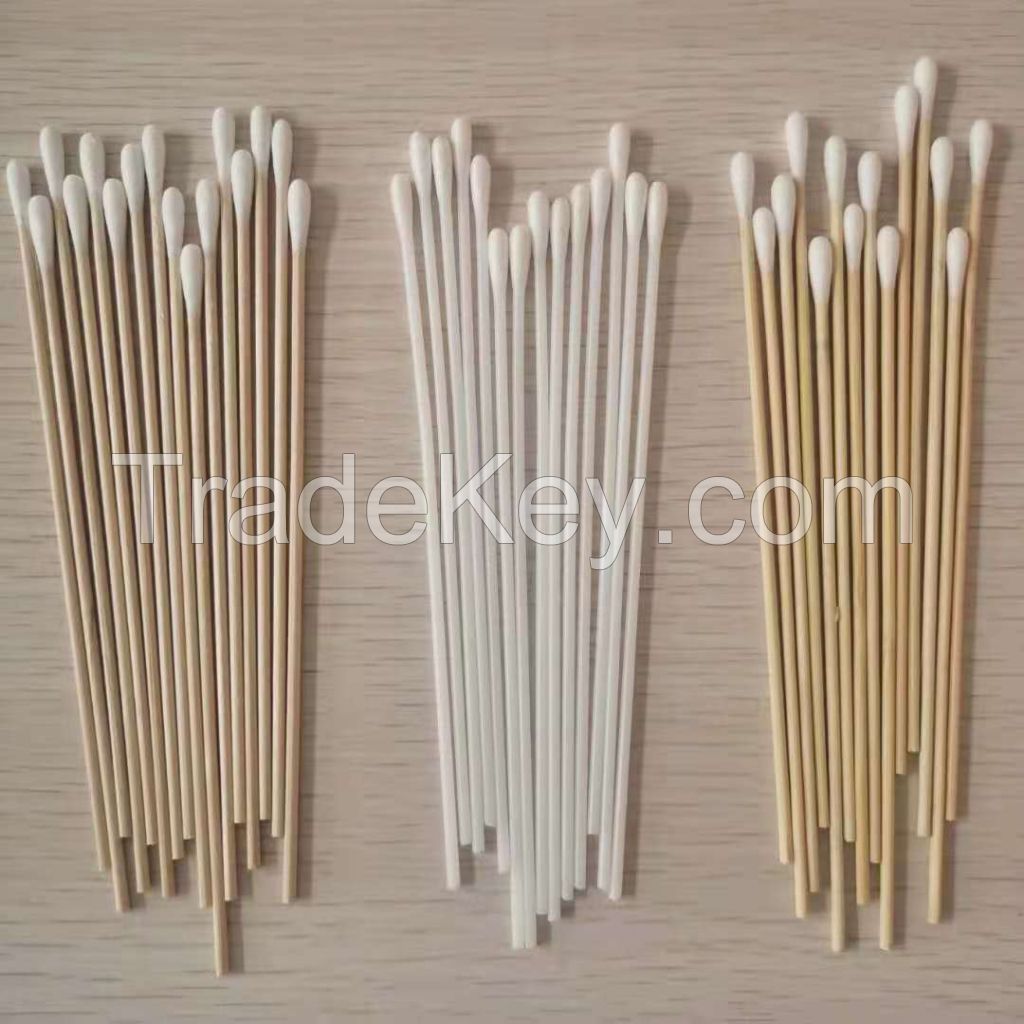 Polyester cotton swab laboratory sampling test swab