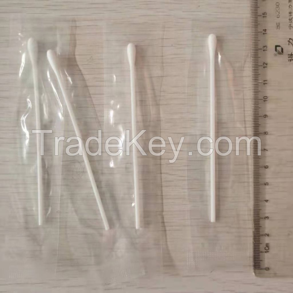 Polyester cotton swab laboratory sampling test swab