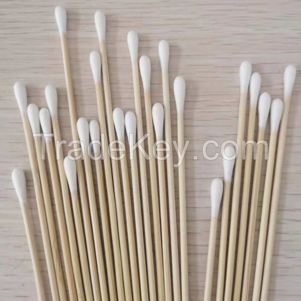 Disposable wooden pole absorbent cotton swab sampling and detection sw