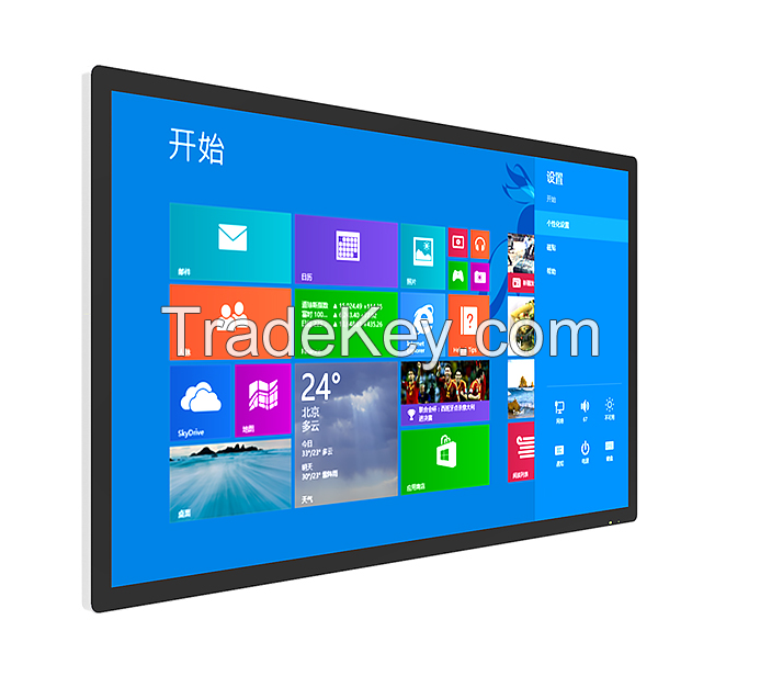 55 Inch Touch Screen Indoor Wall Mounted Advertising Kiosks Android Player Digital Signage