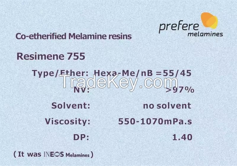 Co-etherified Melamine resins Resimene 755