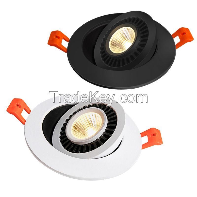 360 &Acirc;&deg; rotation LED ceiling spot 5W/7W