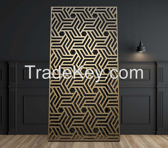 Privacy laser cut panels