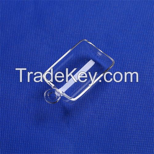 Customized Quartz Semicircle Glass Boat With Ring quartz boat crucible container laboratory quartz glass boat instrument