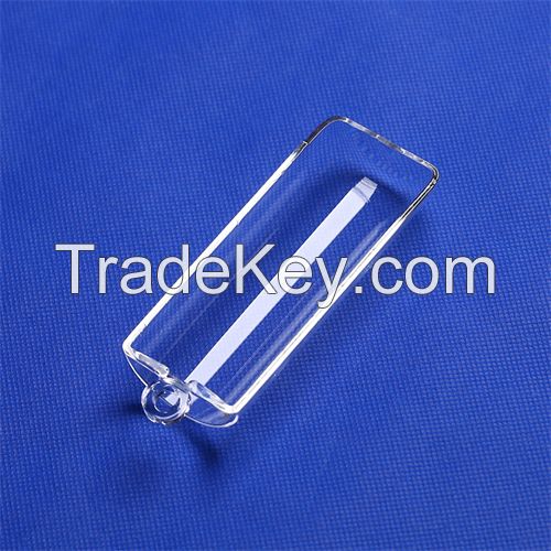 Customized Quartz Semicircle Glass Boat With Ring quartz boat crucible container laboratory quartz glass boat instrument