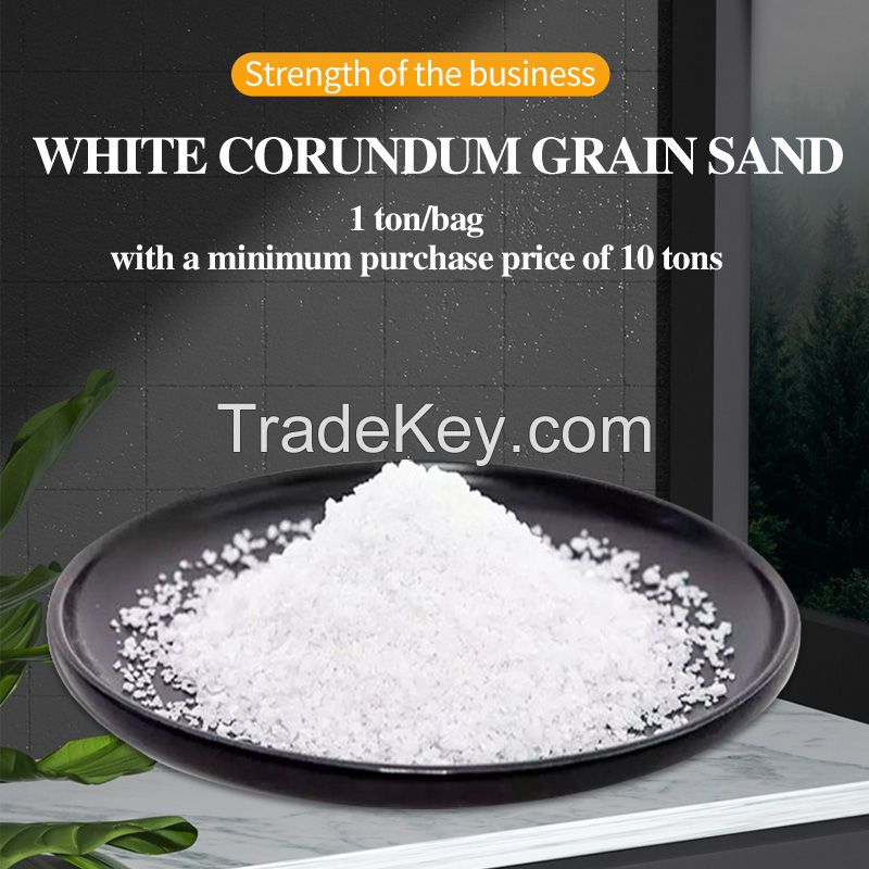 White corundum polishing abrasive