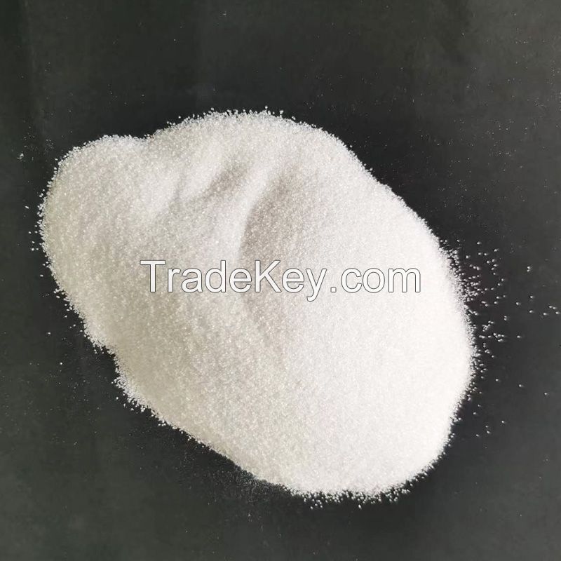 White corundum grain sand