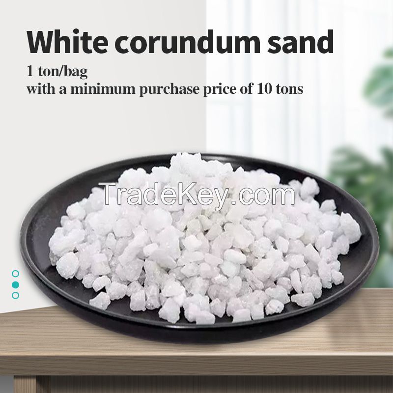 White corundum polishing abrasive