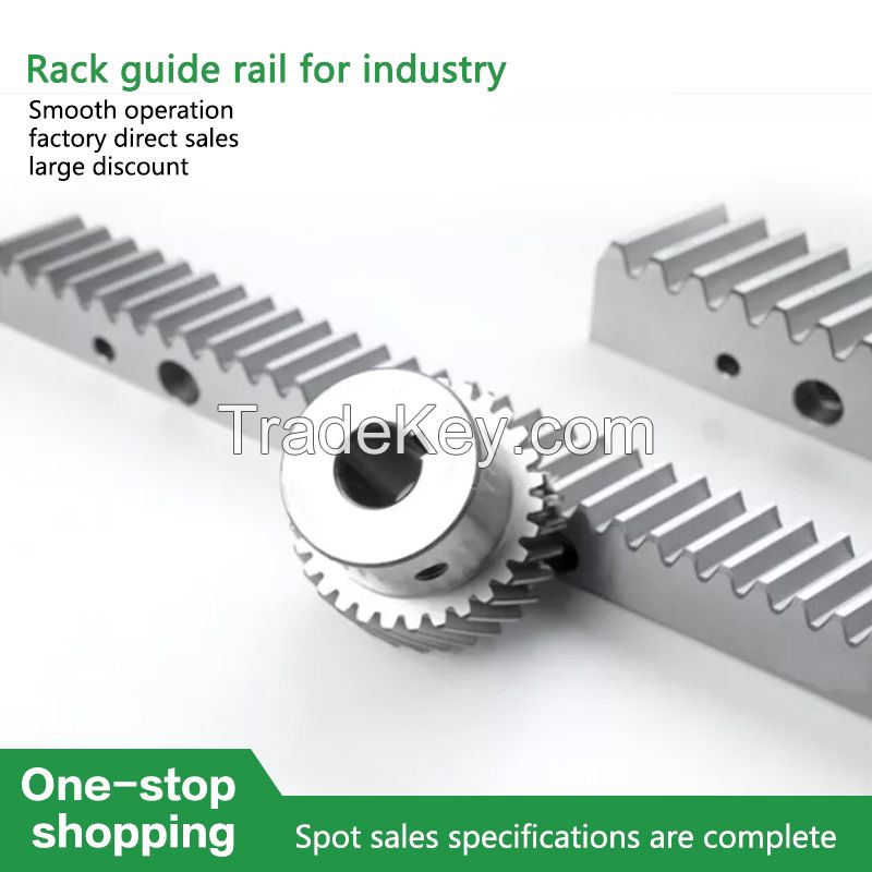 High Precision Custom Rack Gears Straight Small Module Rack 45C/60C Steel CNC Machined Gear Rack