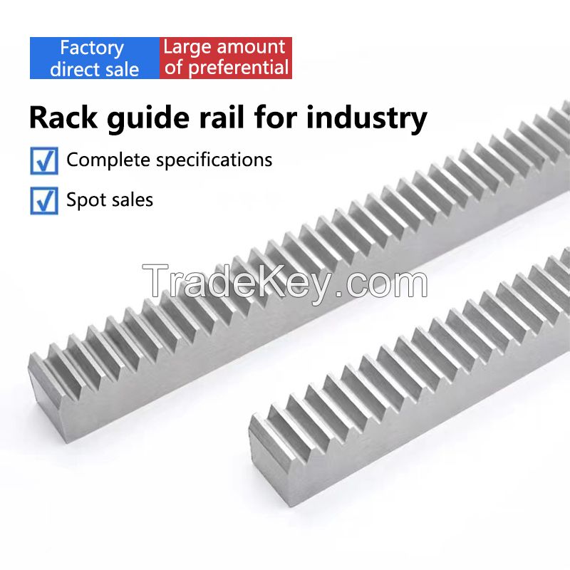 High Precision Custom Rack Gears Straight Small Module Rack 45C/60C Steel CNC Machined Gear Rack