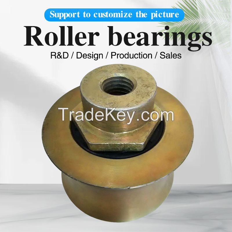 Roller with screw pulley guide wheel outer wire roller construction hoist accessories