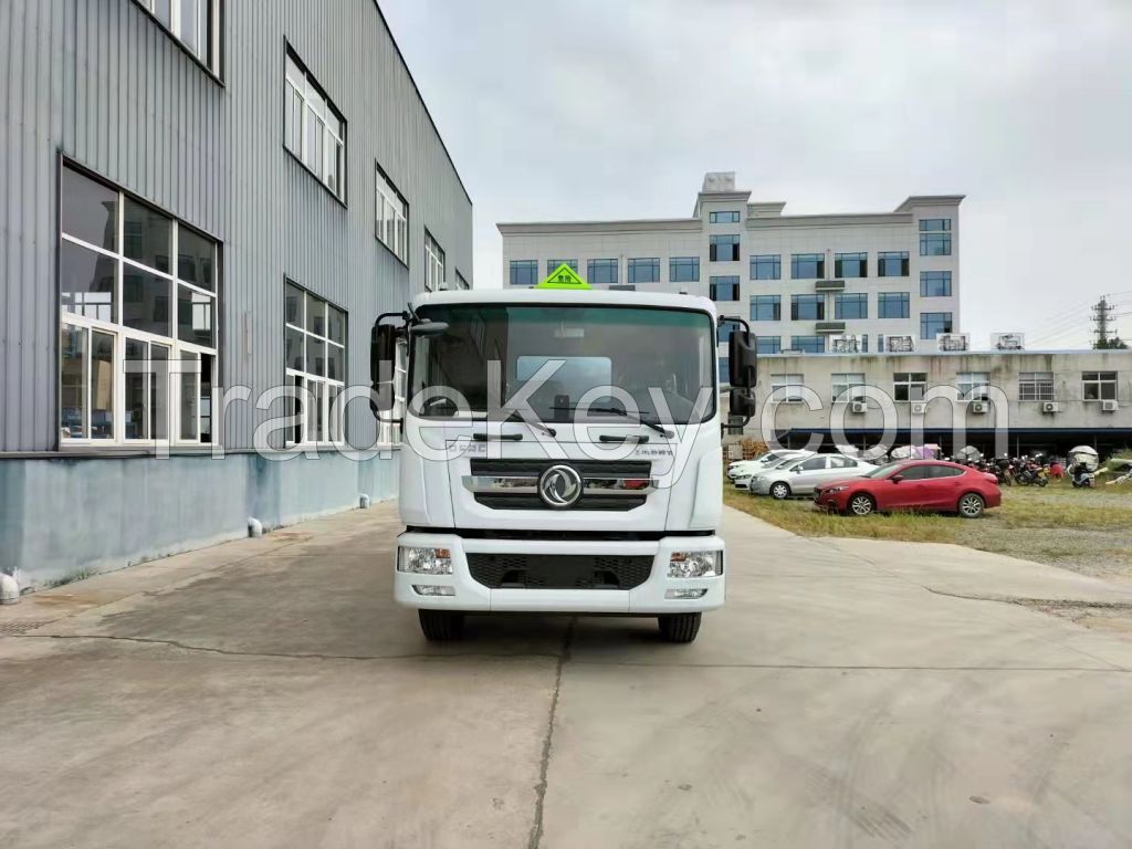 Dongfeng 4x2 10000l liquid acid transport truck chemical liquid tank truck