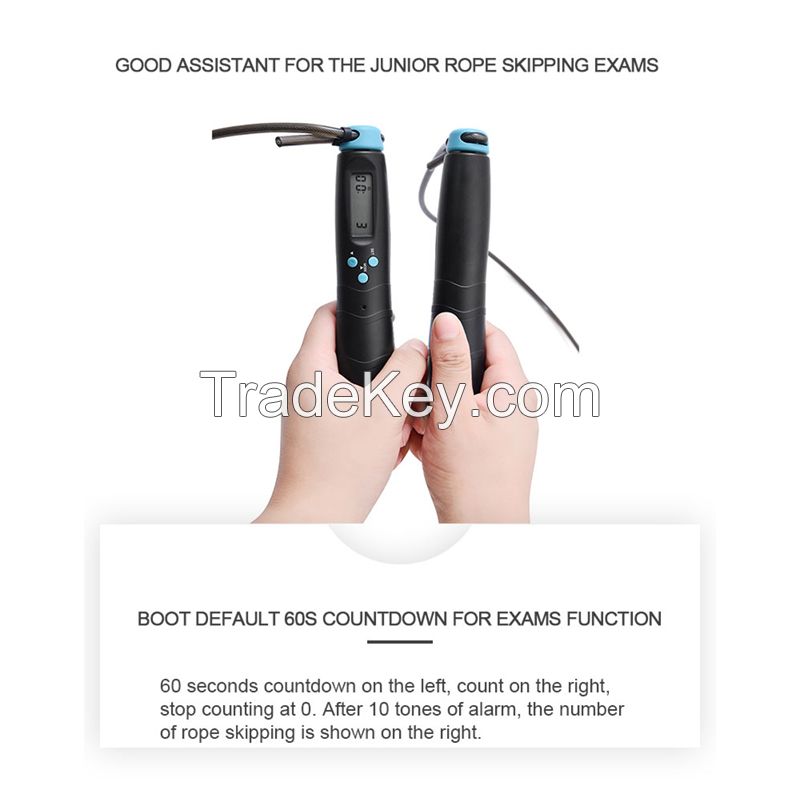 Professional Sport Fitness LED Display Electronic PVC Counting Custom Children Jump Skipping Rope