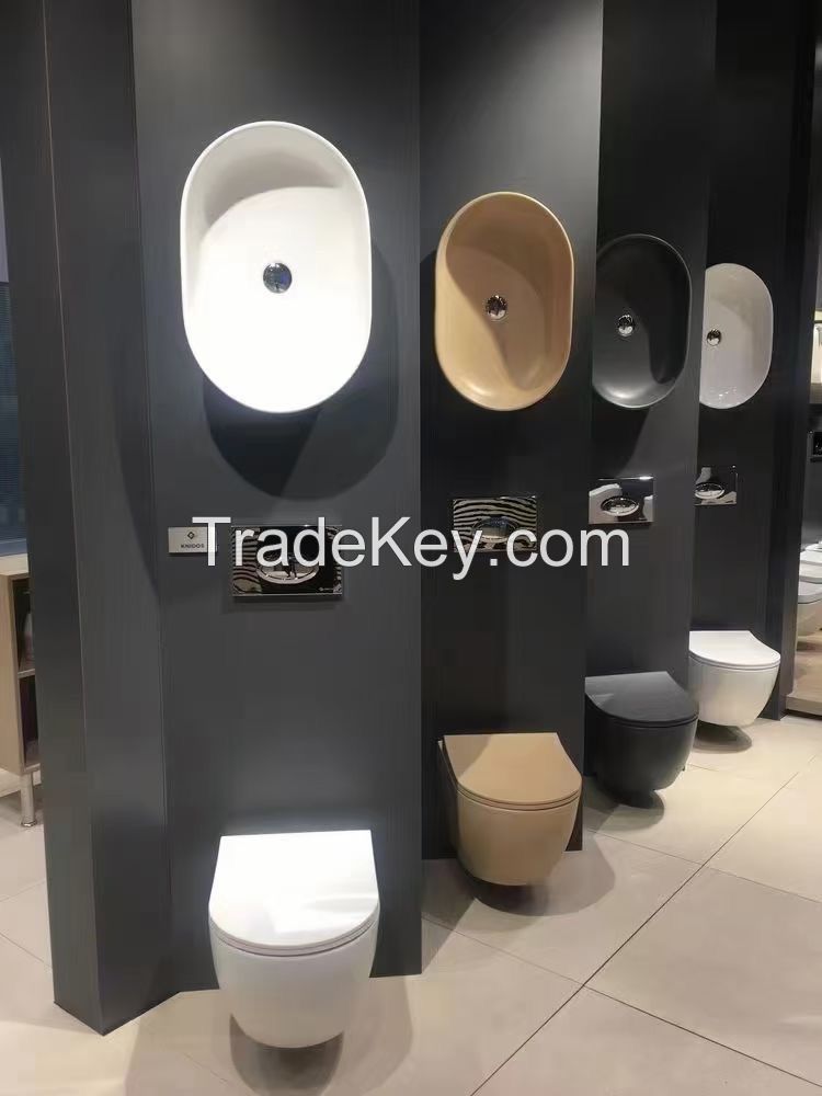 Ceramic Porcelain Wall-hung Toilet seating 
