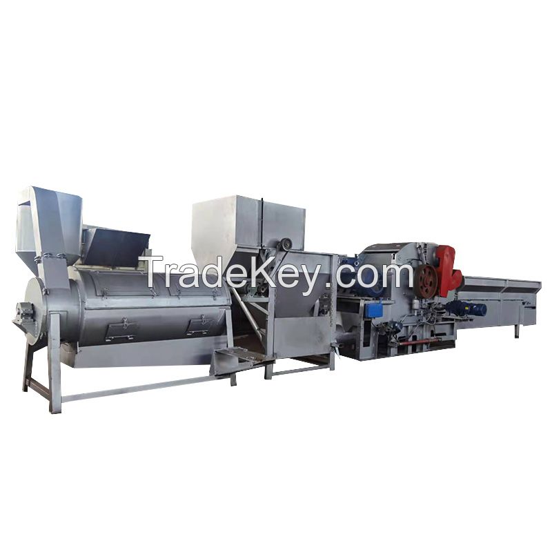 Soft plastic crushing and cleaning production line