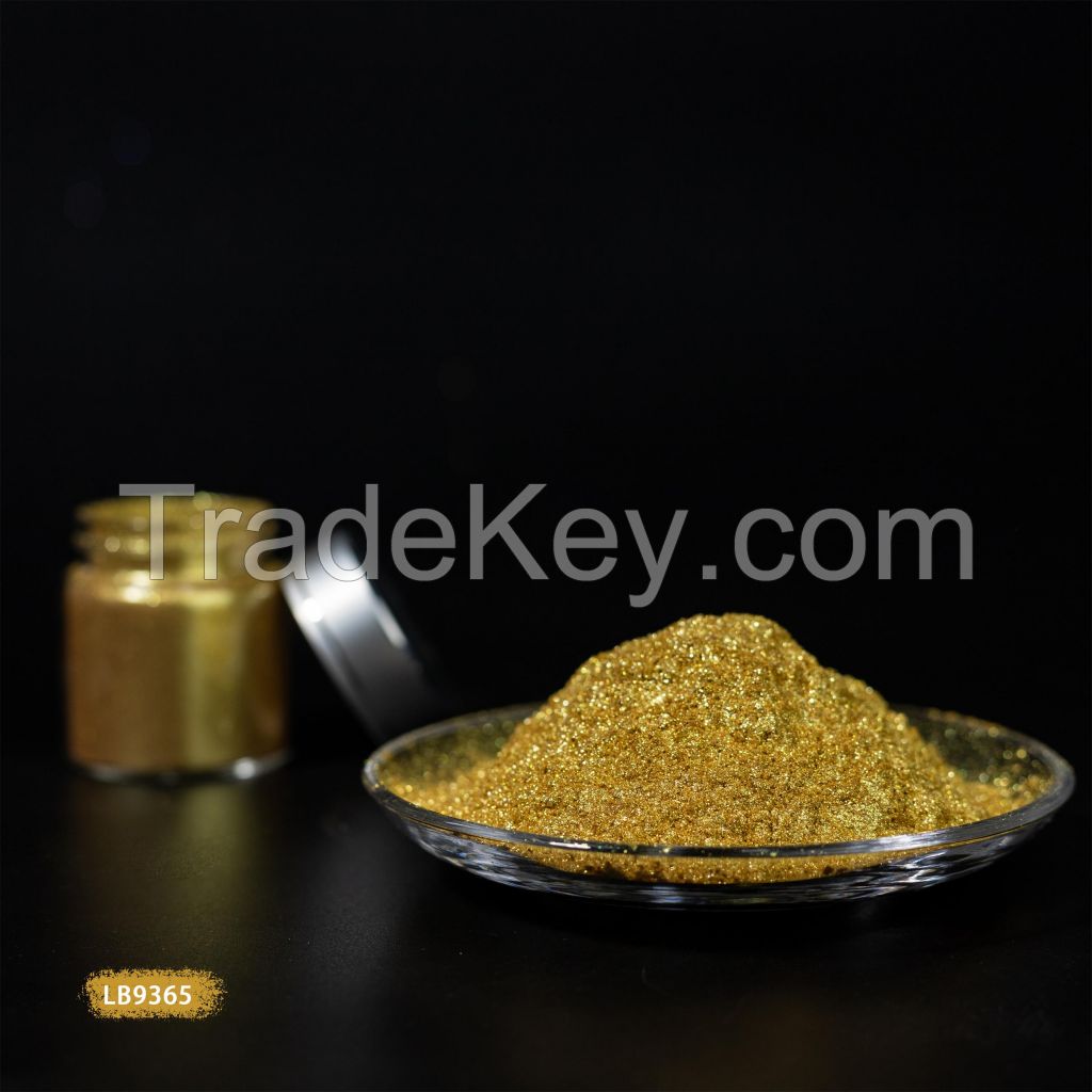 Gold Pearl Pigment / Synthetic Mica Coated Gold Pearl Pigment Powder