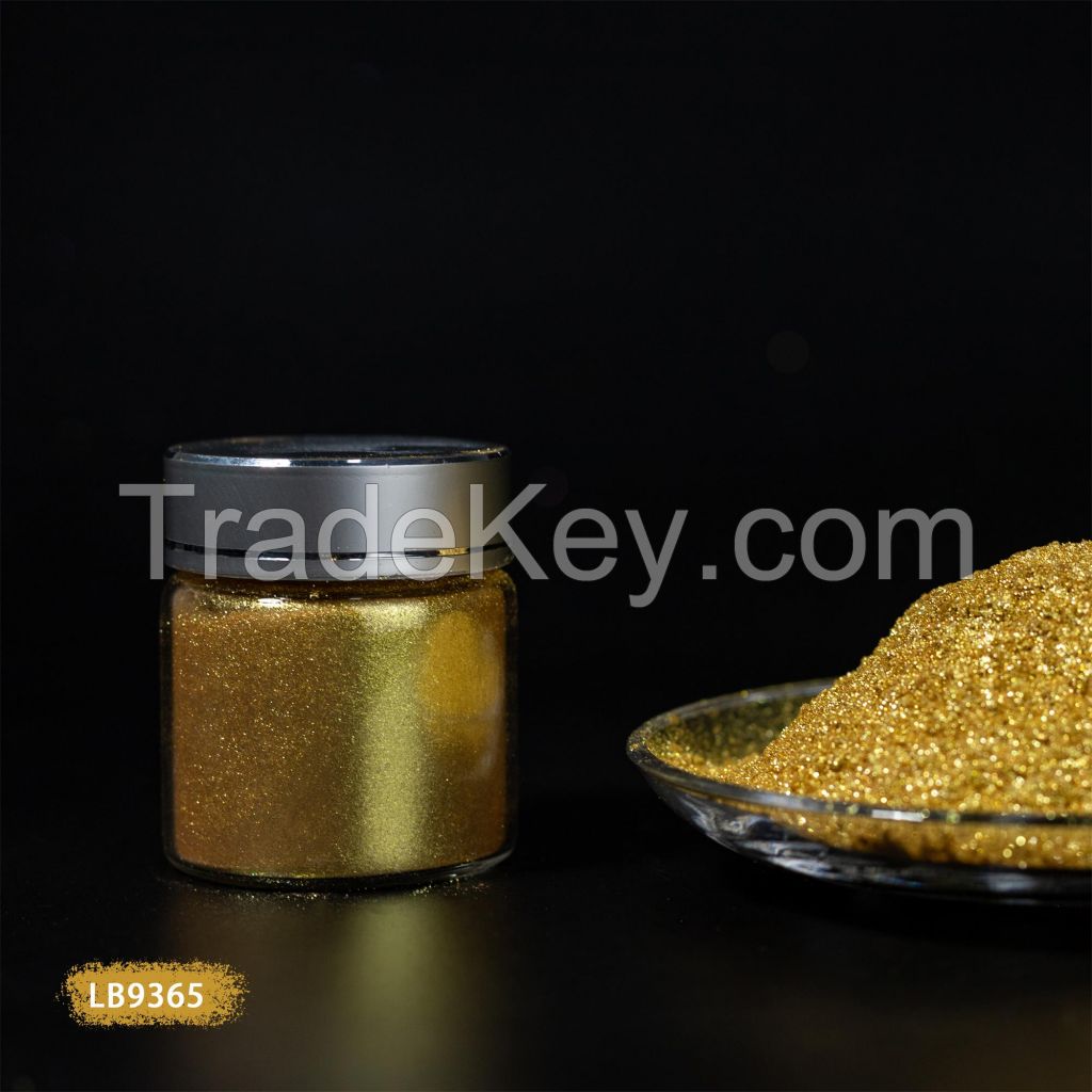 Gold Pearl Pigment / Synthetic Mica Coated Gold Pearl Pigment Powder