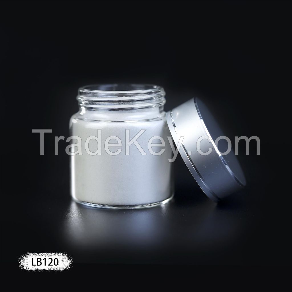 Silver White Pearl Pigment - LB 120  Luster Satin