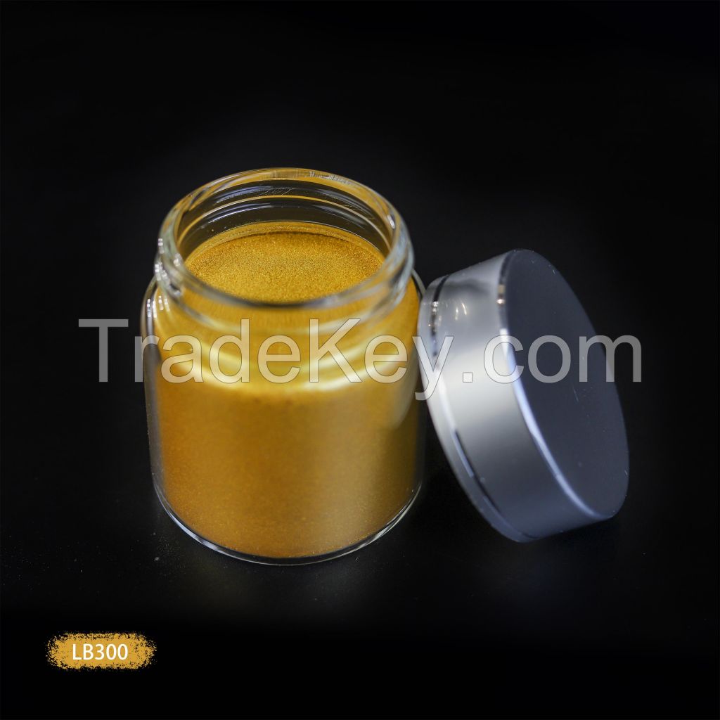 Gold Pearl Pigment / Natural Mica Coated Gold Pearl Pigment Powder