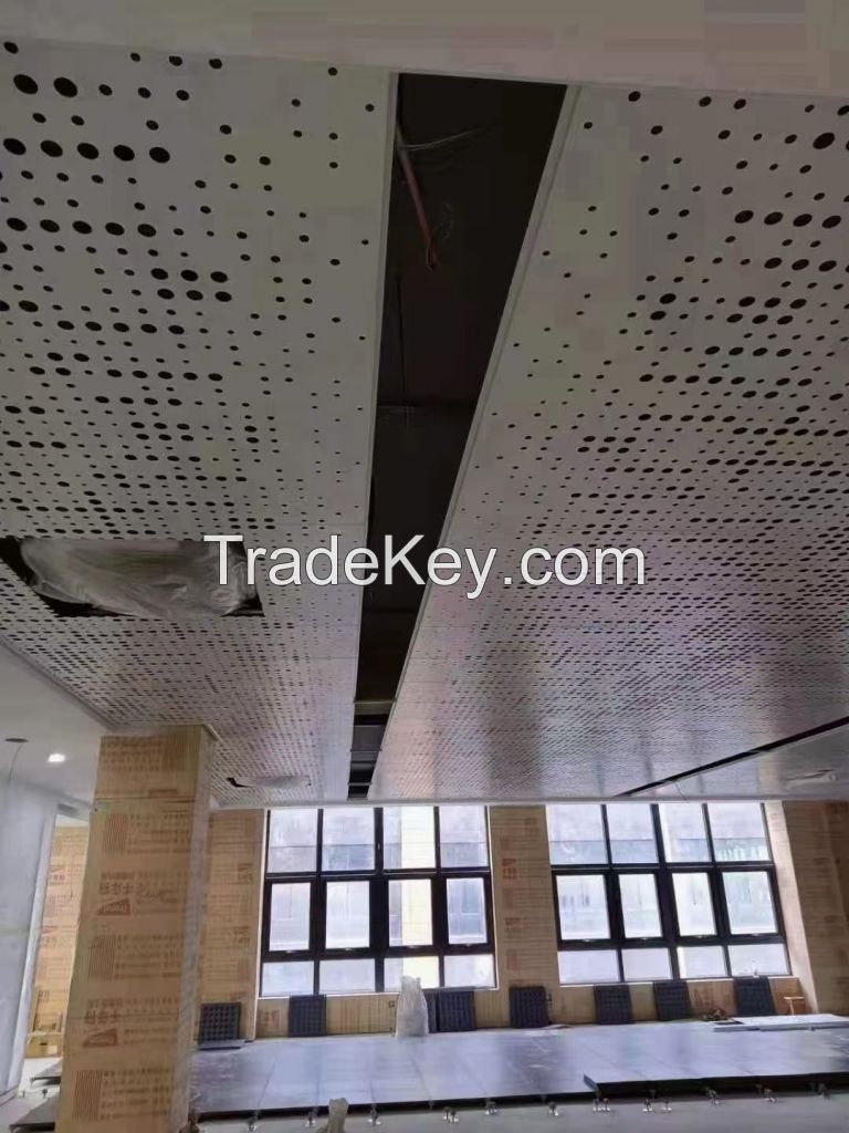 Aluminum Curtain Wall Panels Aluminum Curtain Wall Decorative Perforated Facade Cladding Panels Exterior Wall