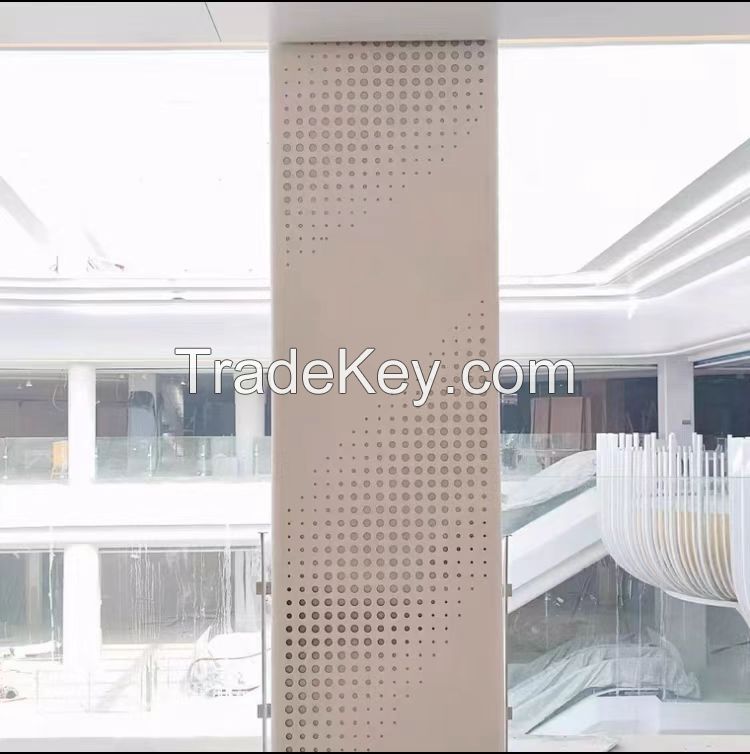 Aluminum Curtain Wall Panels Aluminum Curtain Wall Decorative Perforated Facade Cladding Panels Exterior Wall