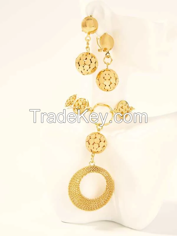 3pcs Ball Decor Jewelry Set